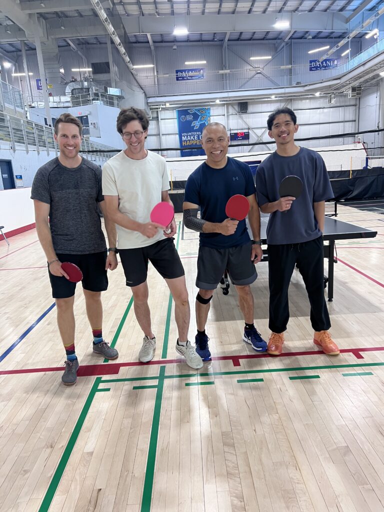 Le premier racketlon au Yukon vu par notre président